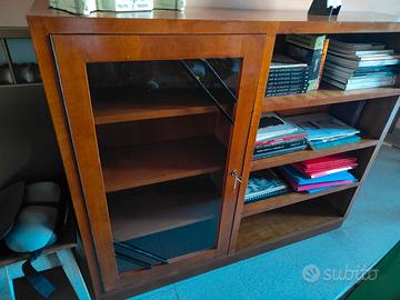 mobile decò in legno di ciliegio 