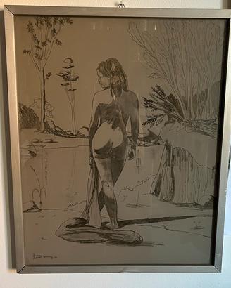 Quadro nudo di donna