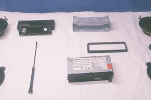 Autoradio+tweeter CE CT35+casse Kenwood 80w