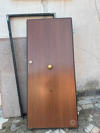 PORTONCINO BLINDATO CISA EFFETTO LEGNO CON TELAIO