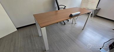 Scrivania Flycom Rovere Scuro