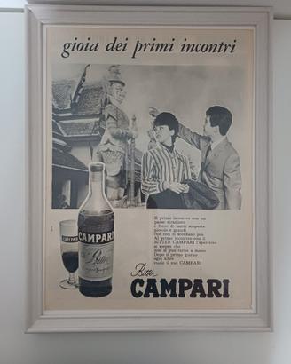 Pubblicita' vintage Campari  anni  '60