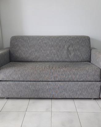Divano 2 posti grigio melange