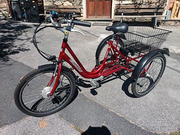TRICICLO ELETTRICO EBIKE 3 RUOTE CASADEI E-TR24