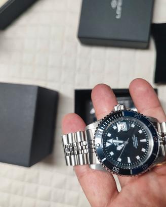 orologio lorenz submariner blu nero