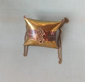 borsello in ottone e rame