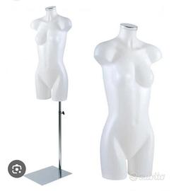 busto professionale donna compreso base e  asta 