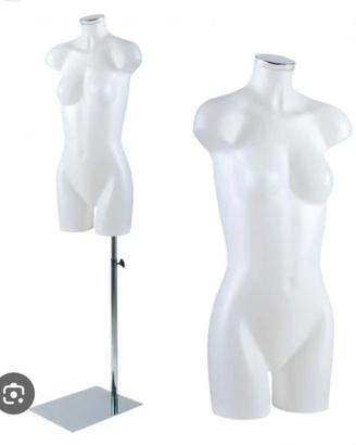 busto professionale donna compreso base e  asta 