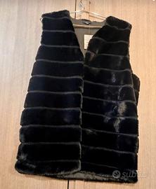 pelliccia sintetica smanicata 