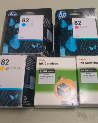 Cartucce (HP 82) originali sigillate