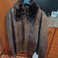 Cow Perk leather Jacket vera pelle nuova