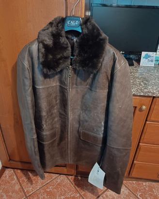 Cow Perk leather Jacket vera pelle nuova