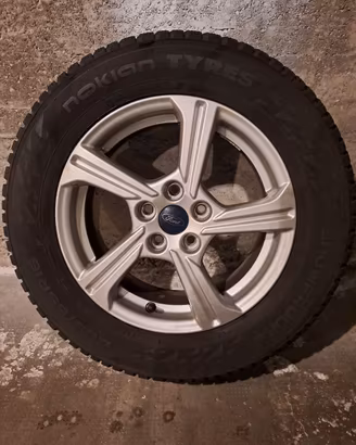 Cerchi+gomme invernali ford puma