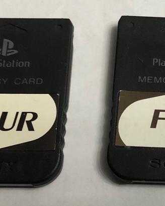 2 Memory Card PS1 / PS ONE