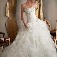 Abito da Sposa Morilee con Balze e Corpetto