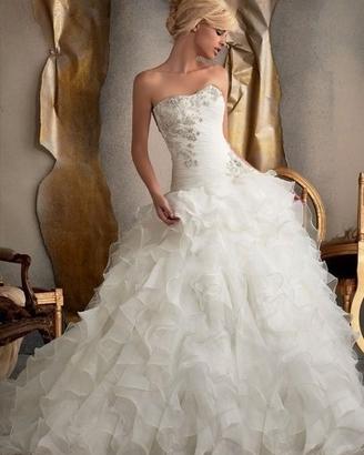 Abito da Sposa Morilee con Balze e Corpetto