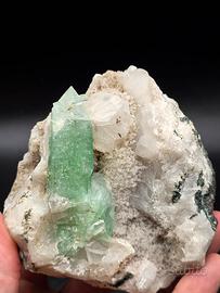 minerale da collezione Apofillite verde - India