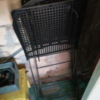 tavolo e sedie in ferro.