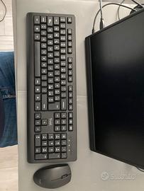 Tastiera e mouse wireless Trust Nero (pile AA)