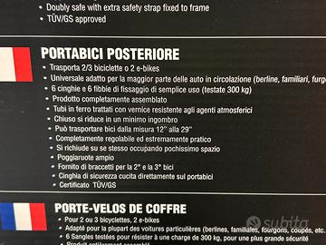 Porta EMTB da portellone