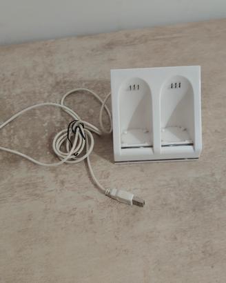 Base ricarica doppia Wii Remote Blue Light  Charge