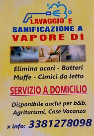 Sanificazione materassi,divani tappeti