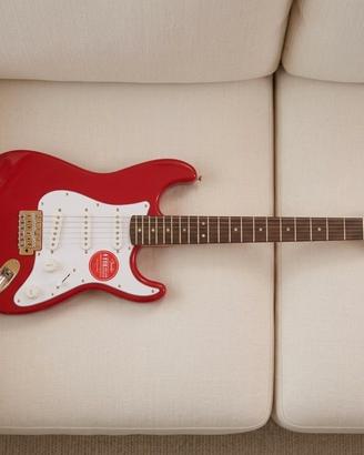 Fender Squier Stratocaster Mini Rossa NUOVA 