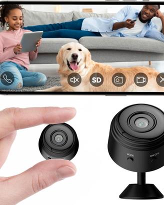 2 Mini Telecamera Spia Nascosta Wifi 1080P Interno