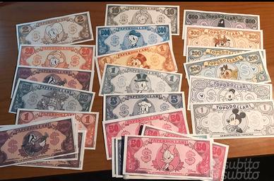 Banconote  Paperopoli  walt disney