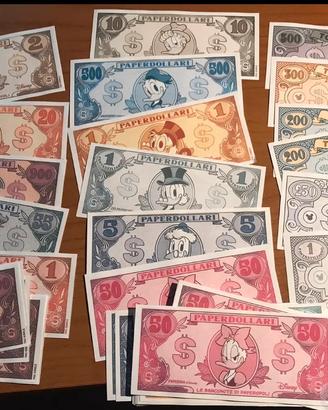 Banconote  Paperopoli  walt disney