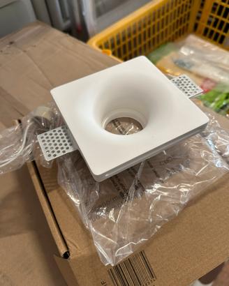 Portafaretto da incasso in gesso