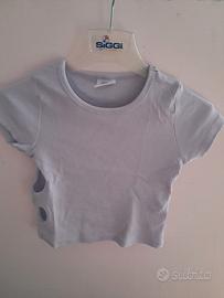 top bambina zara kids lilla con cuoricini  lateral
