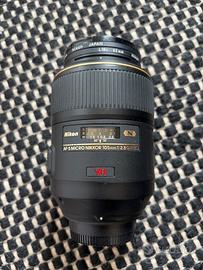 Obiettivo Nikon AF-S vr micro 105mm