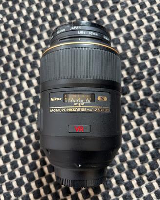Obiettivo Nikon AF-S vr micro 105mm
