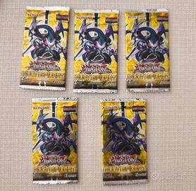 Lotto 5 Bustine Yu-Gi-Oh! I Nuovi Sfidanti -1a ED