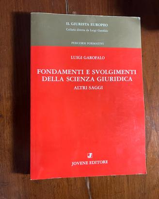 Fondamenti e svolgimenti scienza giuridica