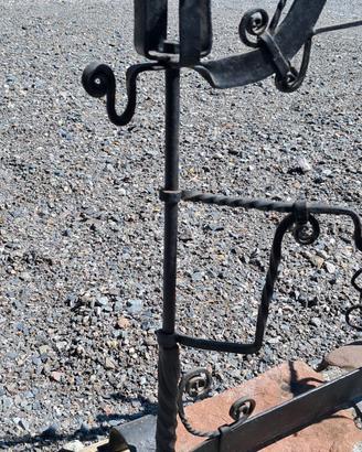 piccolo alare ferro battuto 50x60