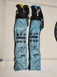 Coppia di bastoni telescopici da trekking 