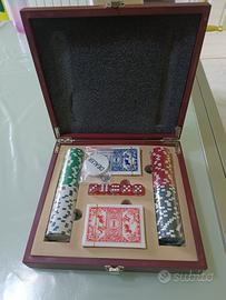 Fiches, dadi e carte da gioco 