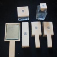 SET DA TOLETTA ANNI '30 CON CIFRE CASATO NOBILIARE