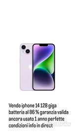 Iphone 14 128 giga