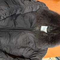 Giacca moncler con vera pelliccia
