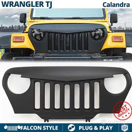 CALANDRA Griglia PER Jeep WRANGLER TJ NERO Opaco