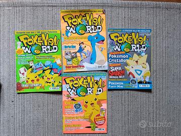 Lotto 4 Riviste Vintage Pokémon World