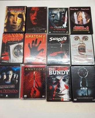 LOTTO 12 FILM DVD HORROR, CULT E THRILLER