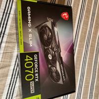 NVIDIA GEFORCE RTX 4070 SUPER MSI GAMING X SLIM