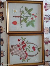 quadri ricamati a mank