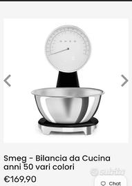 Bilancia SMEG KSF01BLWW nera nuova