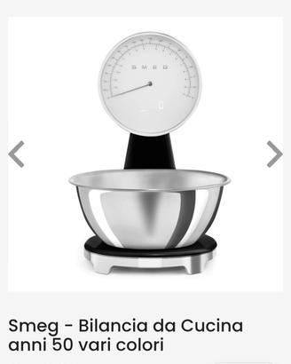 Bilancia SMEG KSF01BLWW nera nuova