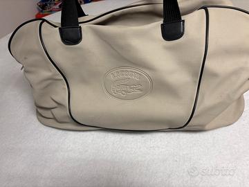 Borsone  Lacoste Originale beige Vintage